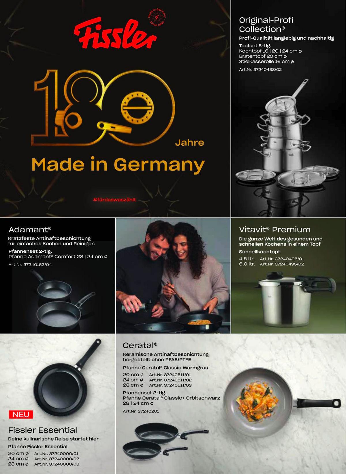 ZESTAW GARNKÓW 084-128-05-000/0 FISSLER - kolor srebrny, Design, metal - Fissler