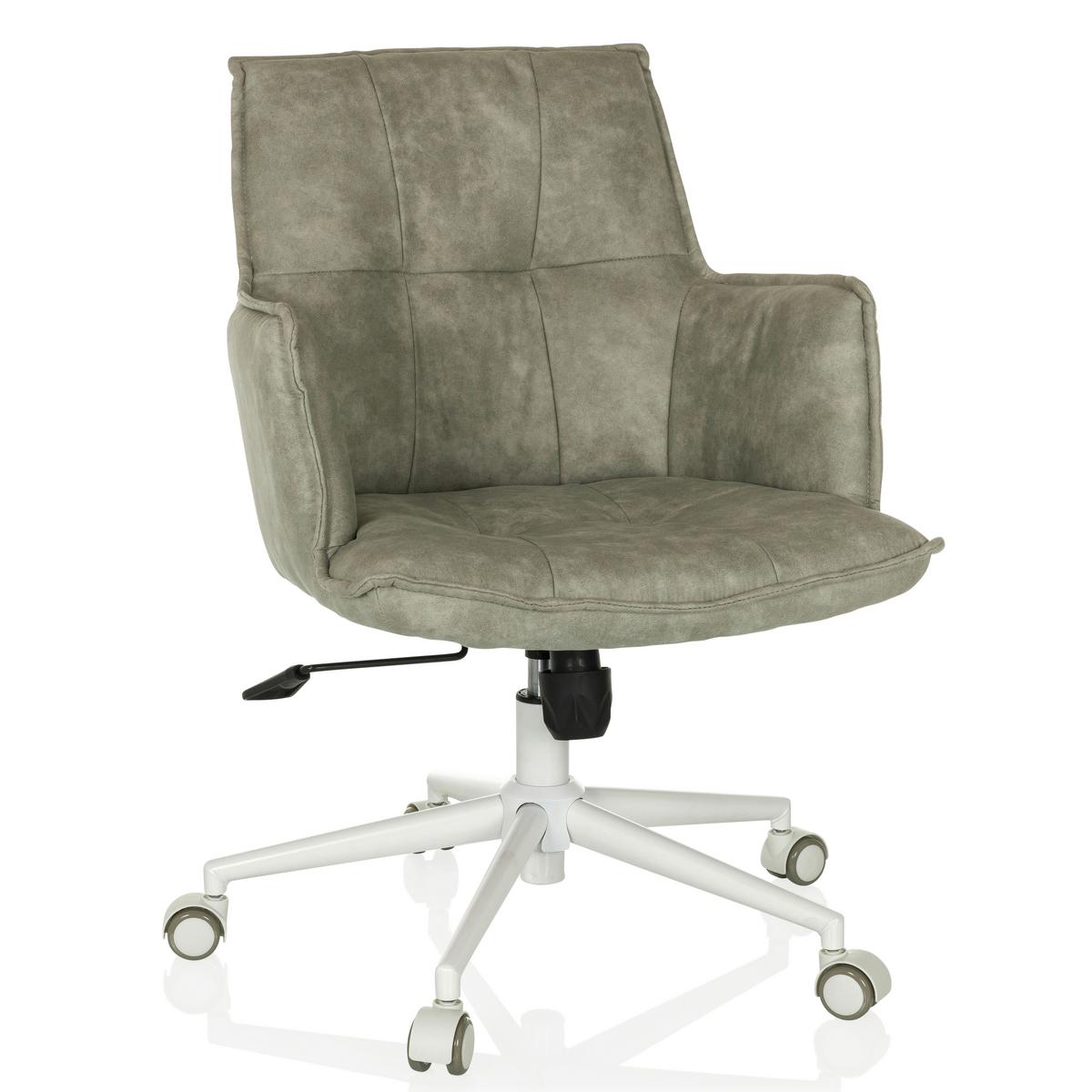 Vrtljivi Stol Solao Life, Siva - siva/bela, Moderno, kovina/umetna masa (54/85/70cm) - MID.YOU