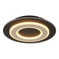 LED-DECKENLEUCHTE 48032A-24 JAYDEN - Weiss/Champagner, Konventionell, Holzwerkstoff/Kunststoff (32/5.5cm) - Globo