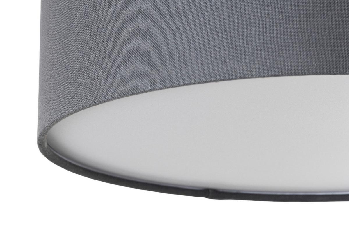 LAMPA SUFITOWA ANNABELL - antracytowy/biały, Design, tworzywo sztuczne/metal (37/13cm) - Novel