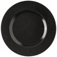 PODTALERZ 353432C - czarny, Trend, szkło (32,5cm) - Novel