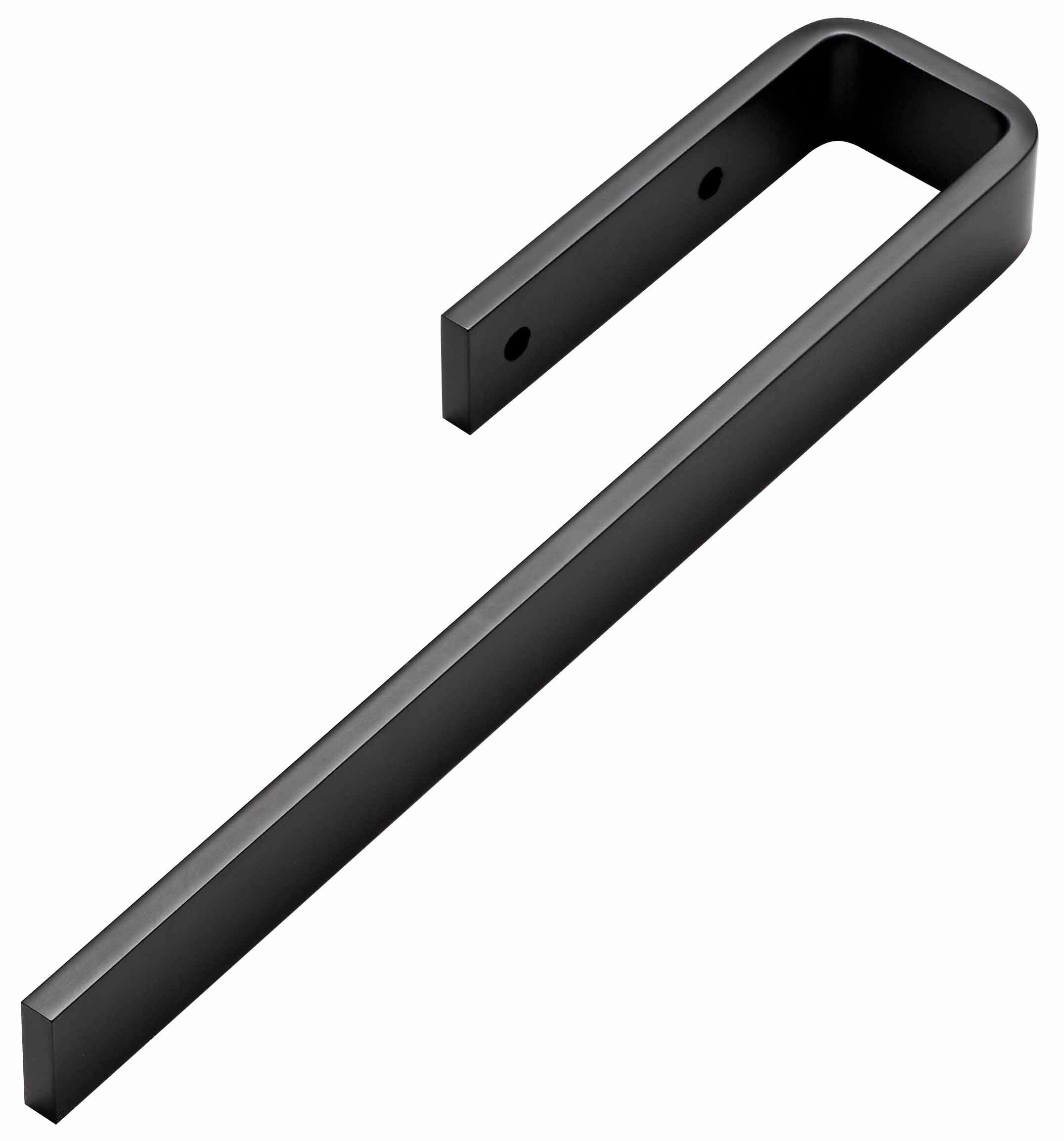 UCHWYT NA RĘCZNIK ZHH00832 - czarny, Basics, metal (6,5/3cm) - Sadena