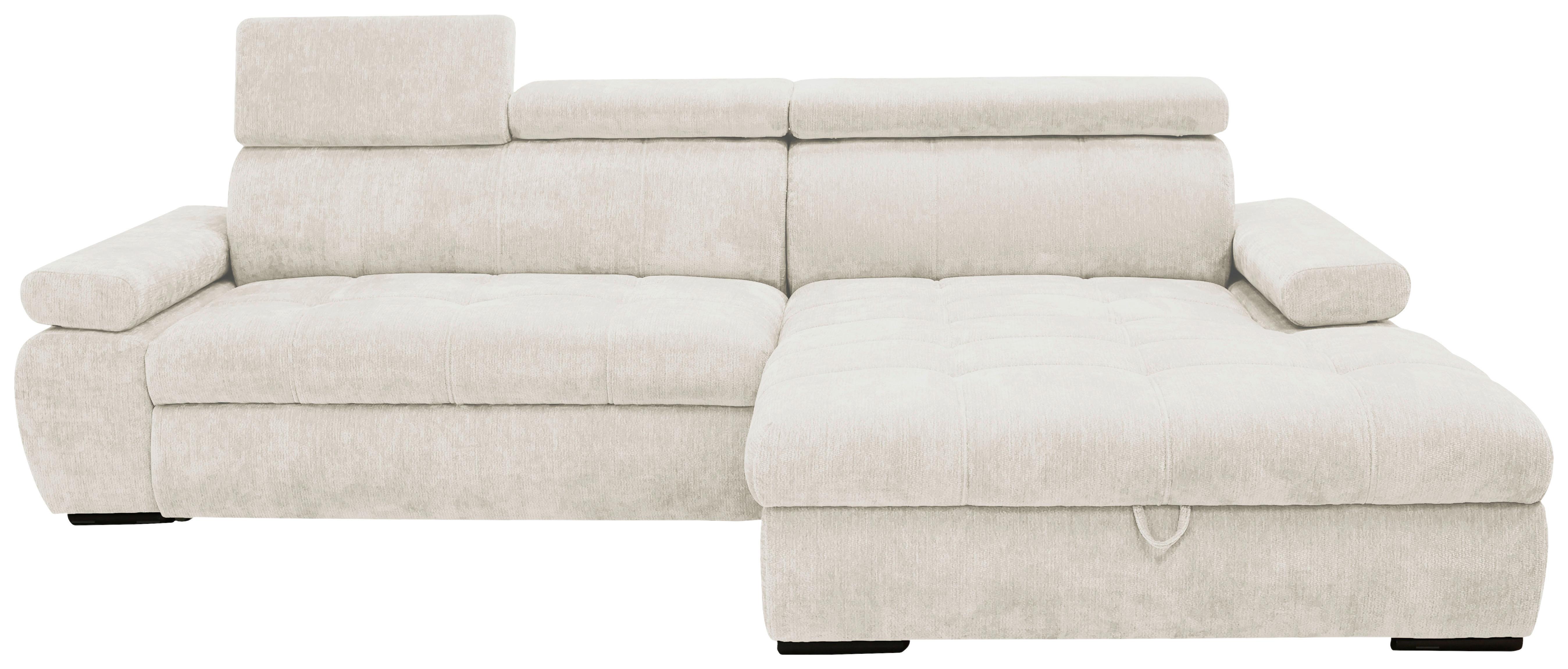 Kutna Garnitura Vegas - bež/crna, Design, drvo/tekstil (294/173cm) - Modern Living