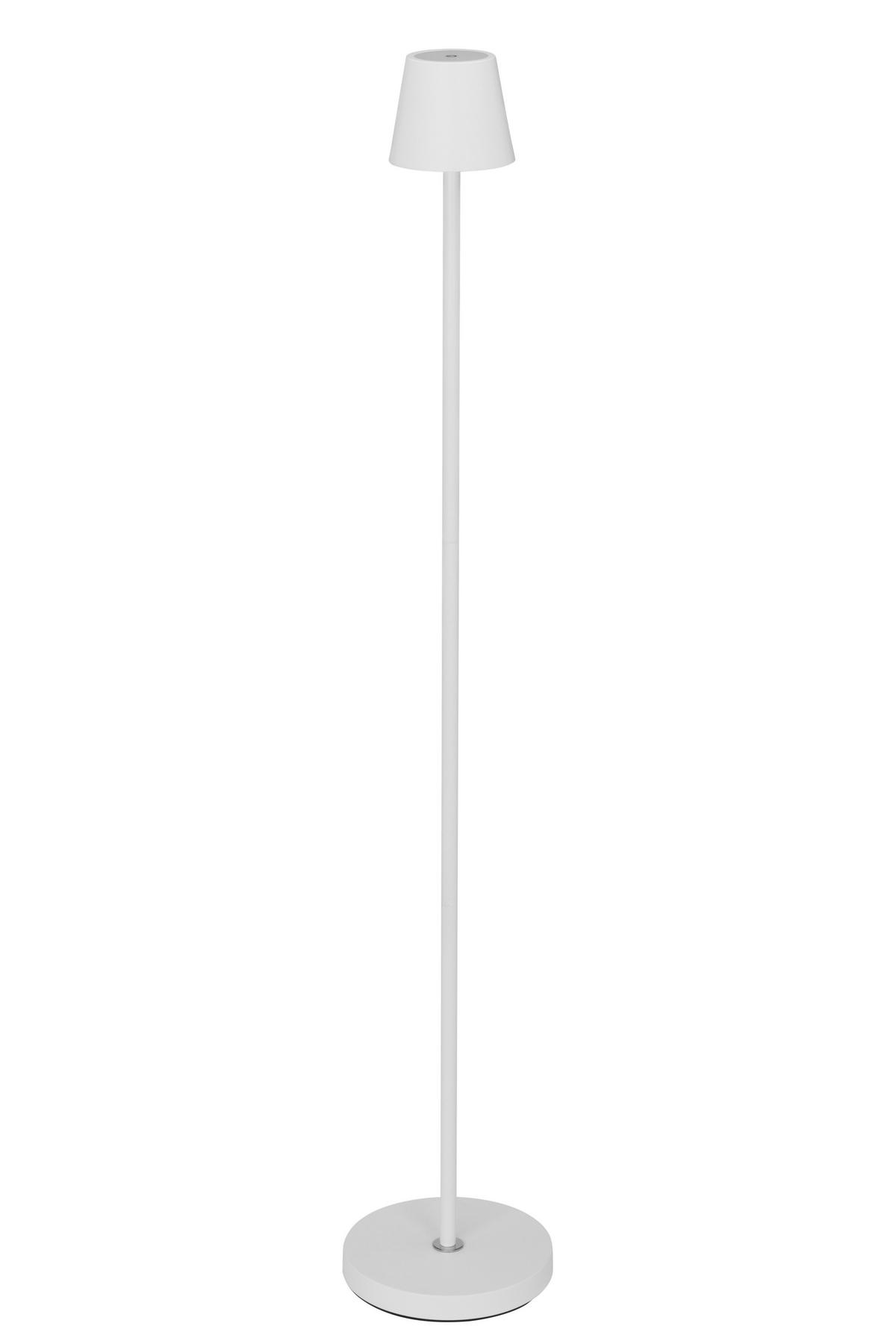 AKUMULATOROWA LAMPA STOJĄCA SEATTLE *SBN* - biały, Konventionell, metal (20/117cm) - Novel