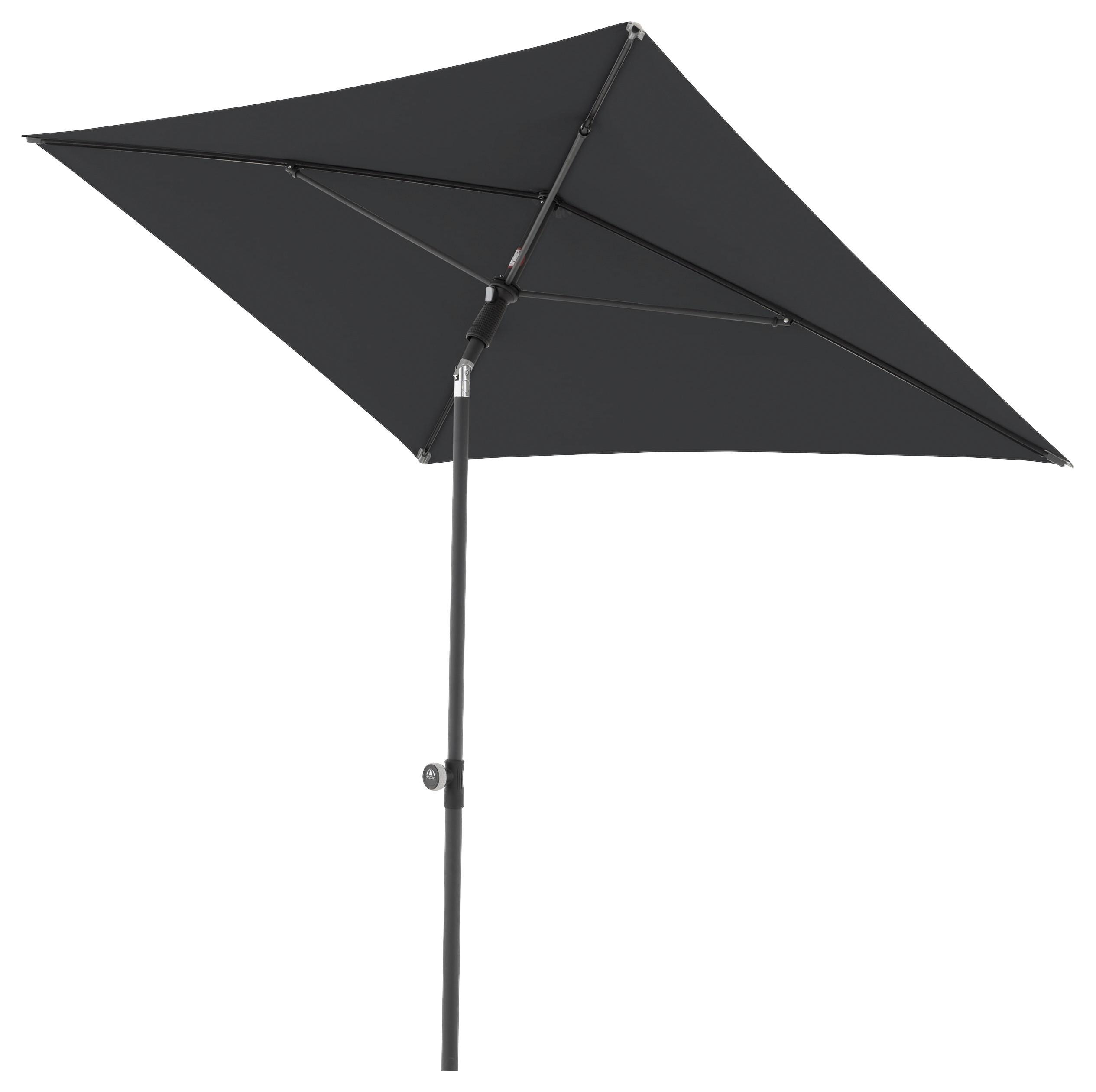 PARASOL PRZECIWSŁONECZNY ACTIVE GREEN EDITION 200X120 - antracytowy/czarny, Design, metal/tkanina (120/200cm) - Doppler