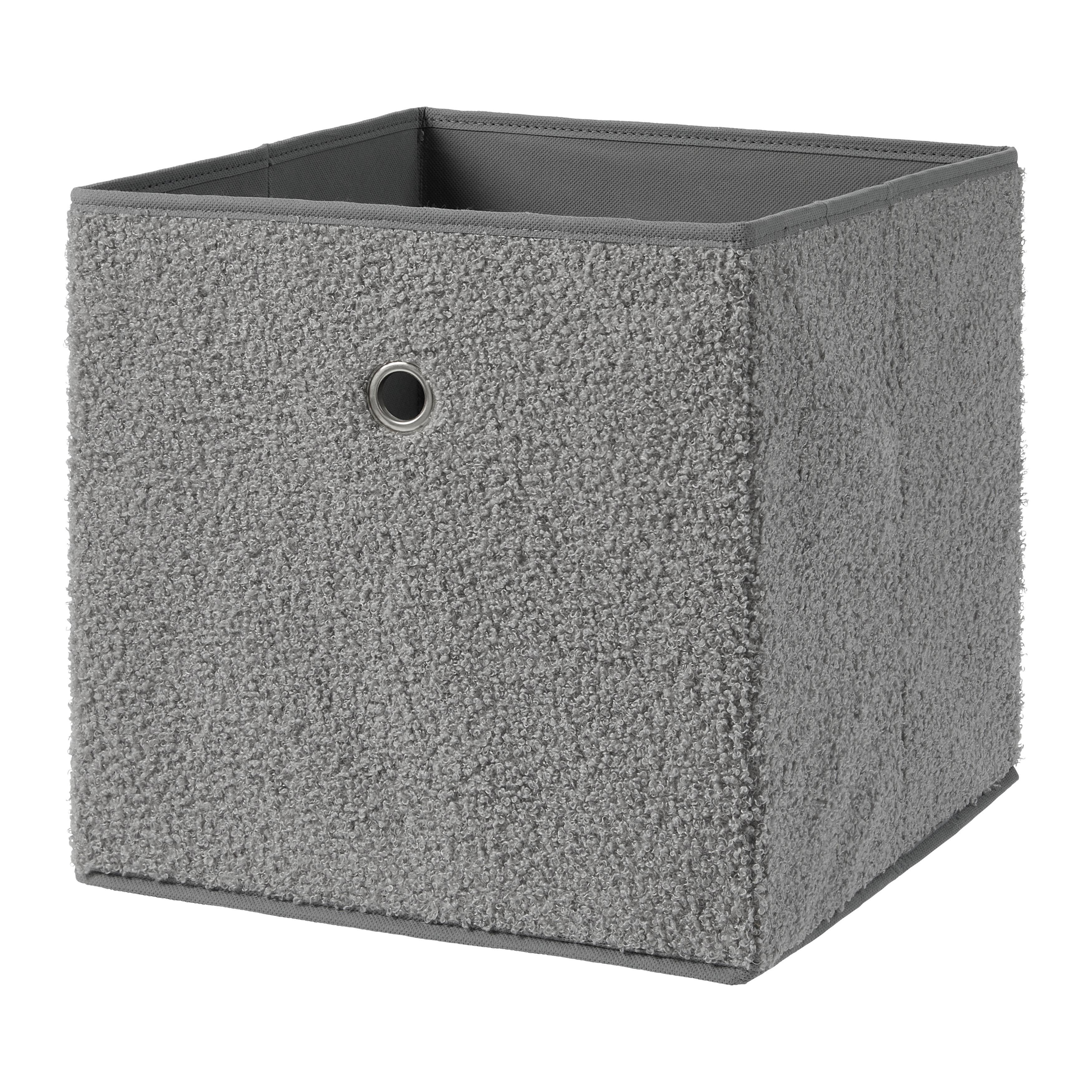 Összehajtható Doboz Teddy - szürke, Modern, textil/papír (30/30/30cm) - Mömax
