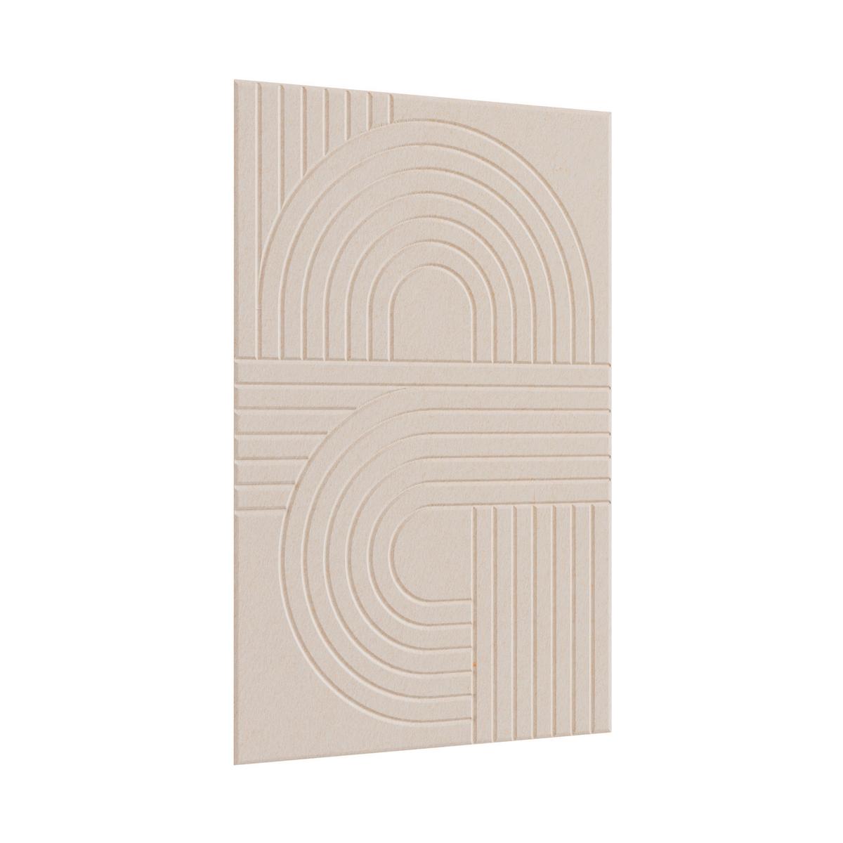 Akustični Panel Milla - bež, tekstil (60/90cm) - Mömax
