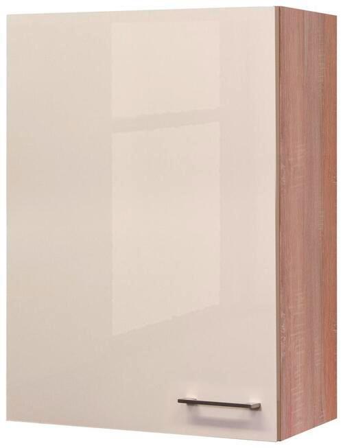 Küchenoberschrank in Kaschmir/ Sonoma Eiche 'Nepal' - Kaschmir/Edelstahlfarben, MODERN, Holzwerkstoff/Metall (60/89/32cm) - FlexWell