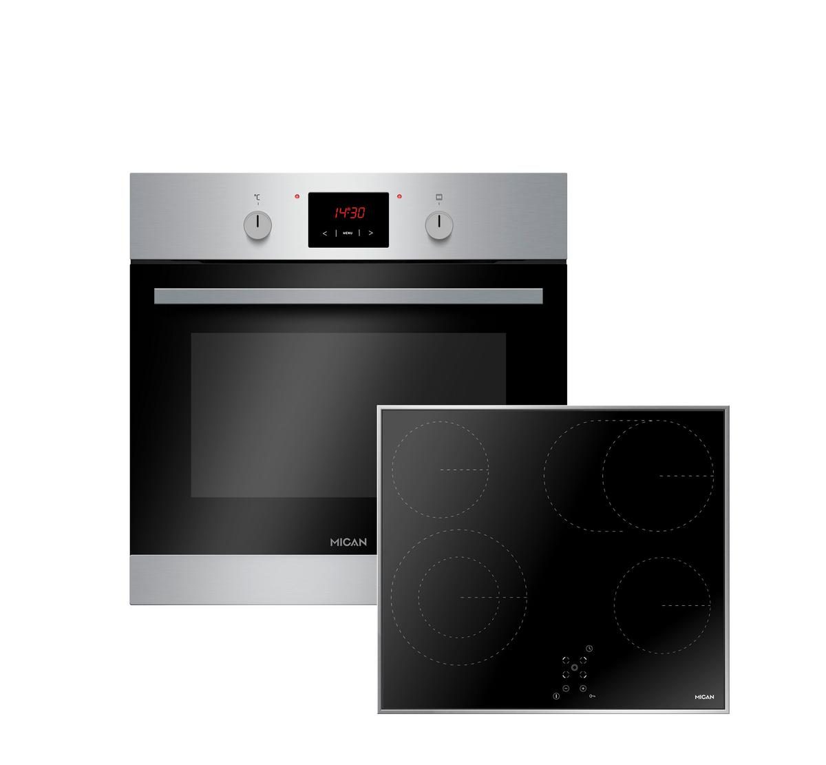 Backofenset 50138 - Trend, Metall (60/56/56cm) - Mican