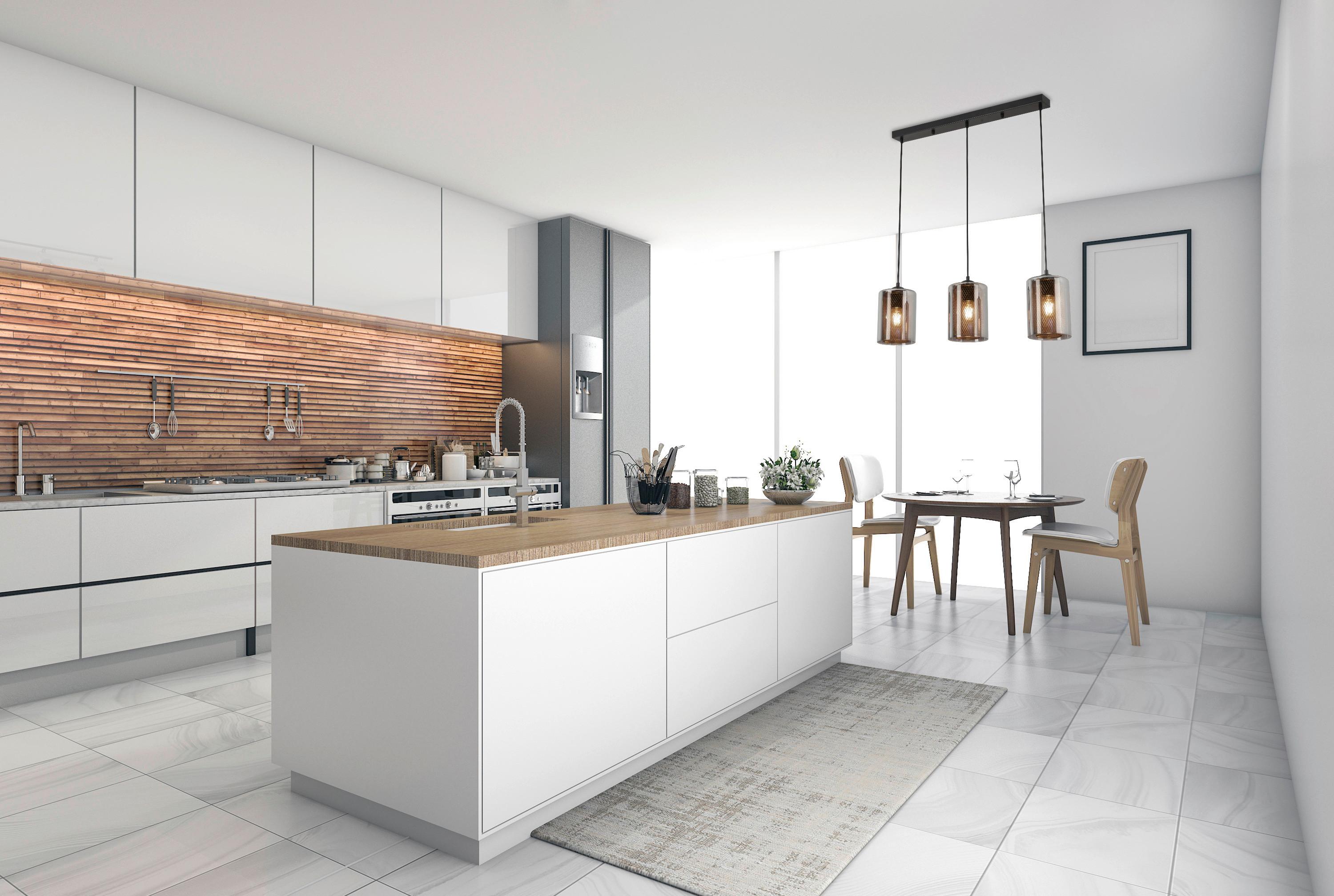HÄNGLAMPA JIRMI - svart/guldfärgad, Modern, metall/glas (81/15,5/120cm) - Premium Living