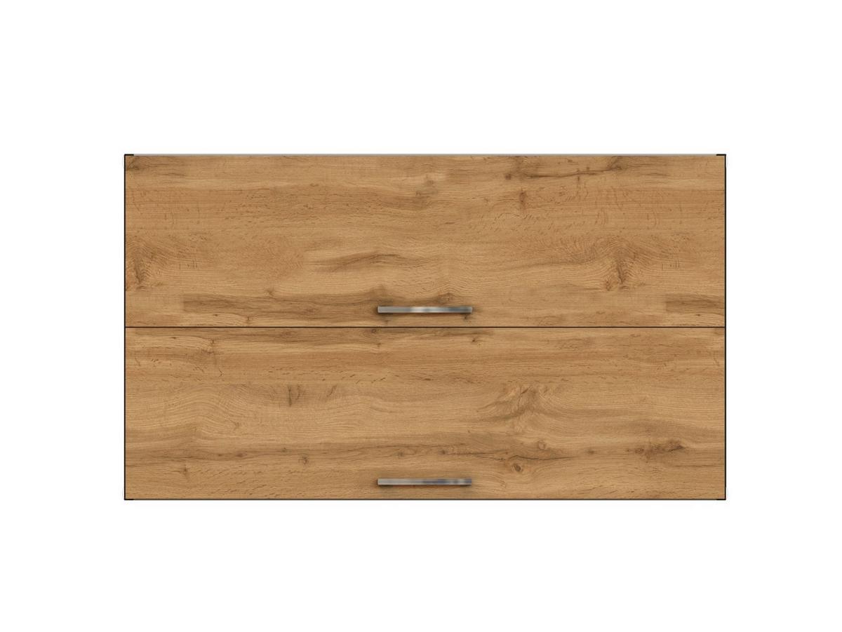 Held Küchenoberschrank ca. 100 cm Eichefarben - Chromfarben/Anthrazit, MODERN, Holzwerkstoff/Metall (100/57/34cm) - Held
