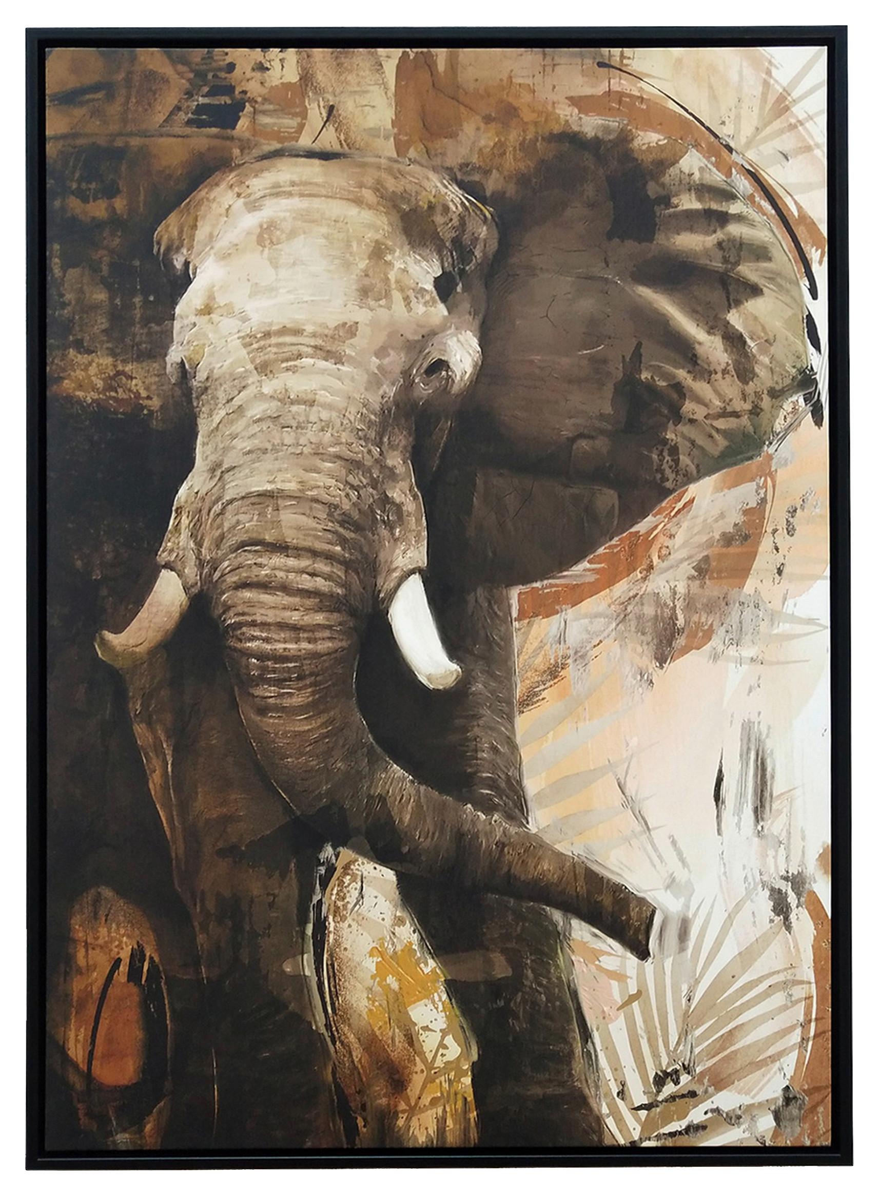 Keilrahmenbild Denise in Beige ca. 60x90cm - Beige/Naturfarben, Holz/Kunststoff (60/90cm) - Modern Living