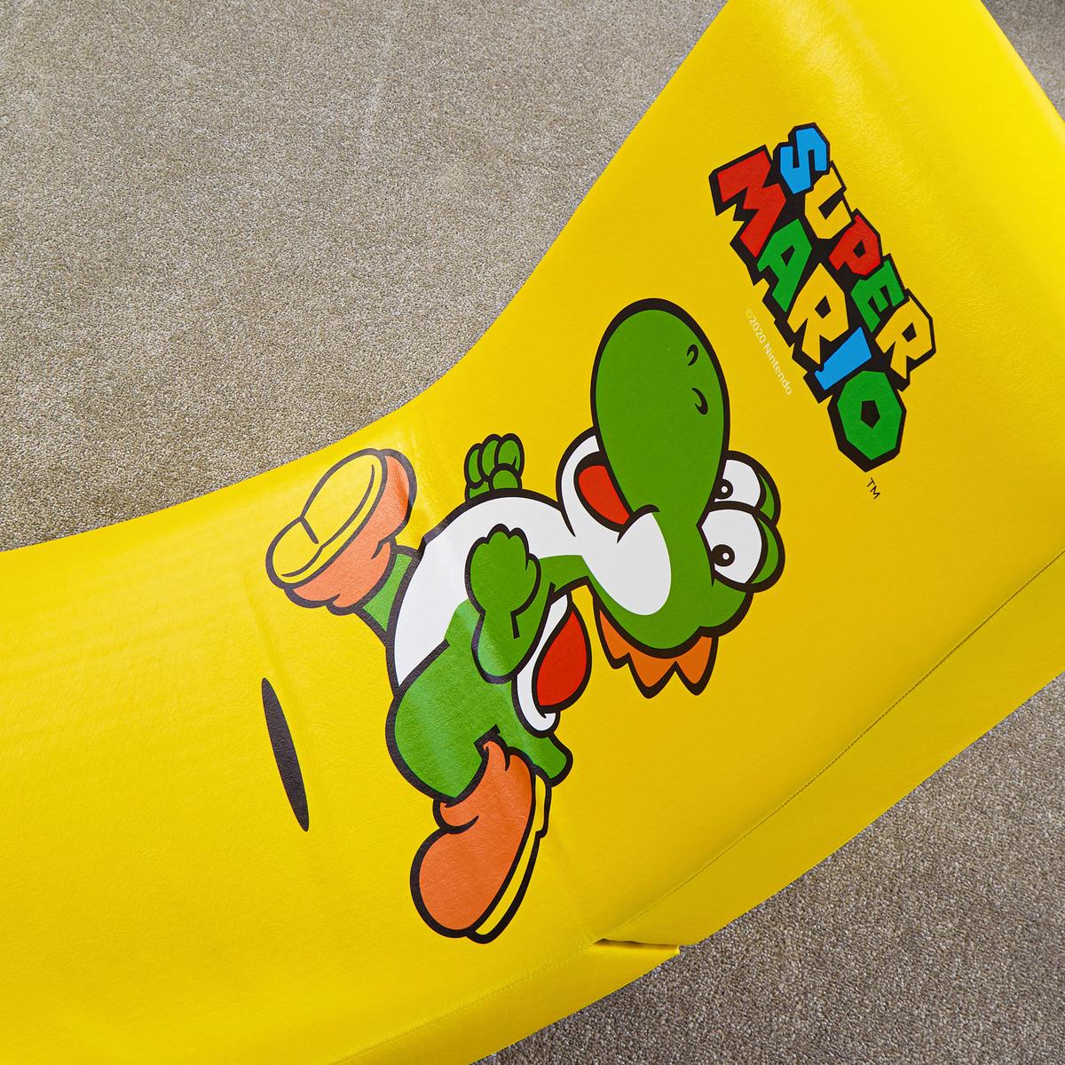 Gamingsessel Nintendo ca. 41x65x84,5cm Gelb Super Mario - Gelb, MODERN, Leder/Holzwerkstoff (41/65/84,5cm) - X Rocker