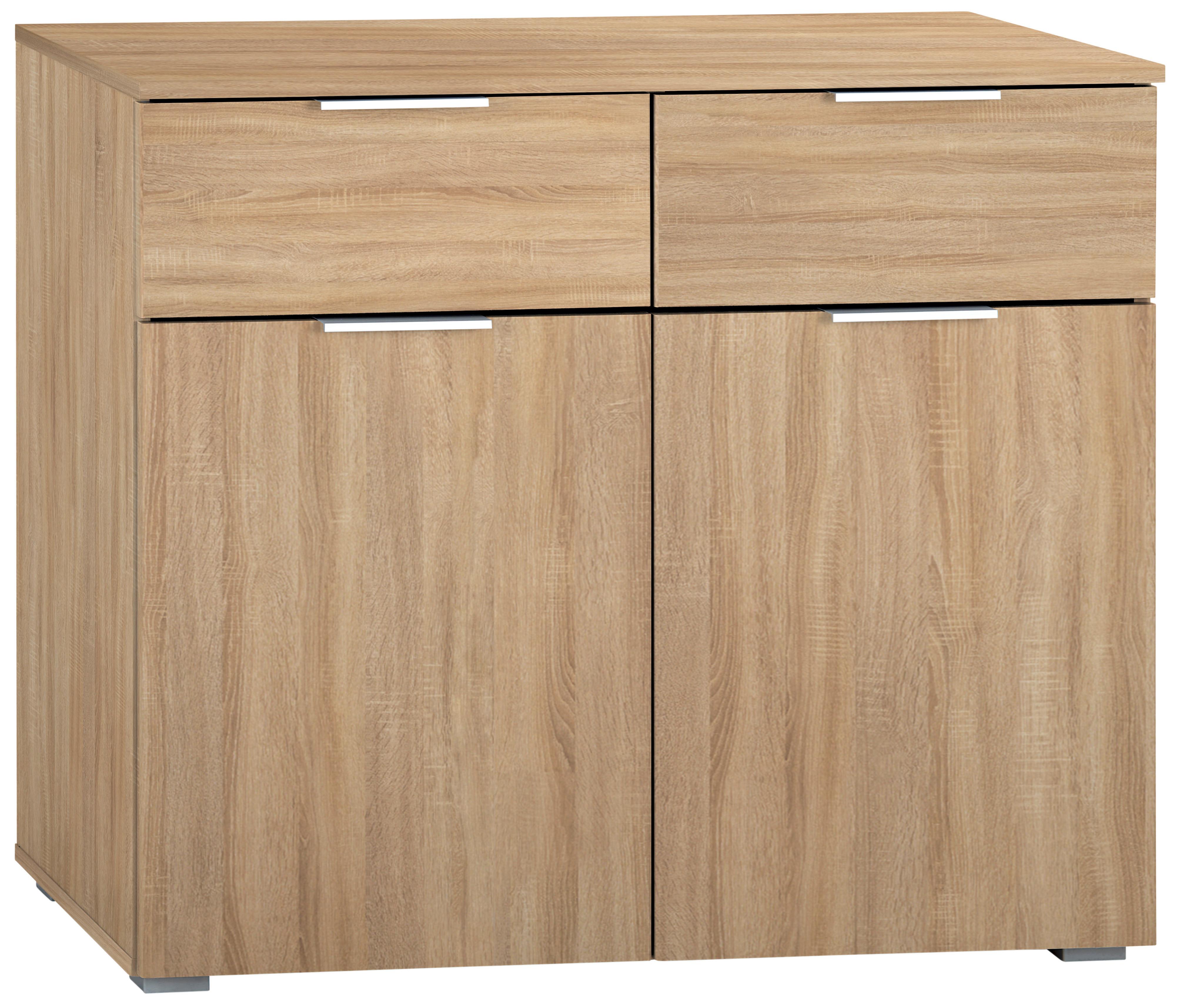 COMODA ALABAMA - stejar Sonoma, Modern, material pe bază de lemn (93/81/42cm) - Modern Living
