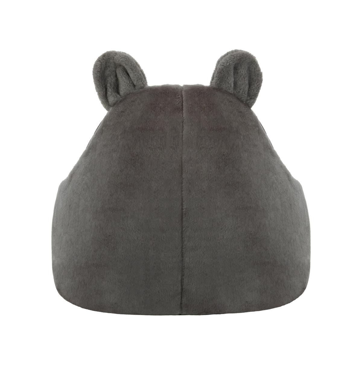 Gyerekfotel Maci Forma Sleeping Bear - antracit, textil (65/80/65cm) - Mömax