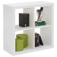 REGAŁ DZIAŁOWY STYLE - biały, Design, materiał drewnopochodny (77/77/38cm) - Carryhome