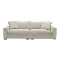 Megasofa Pedro Creme - Creme, MODERN, Holz/Holzwerkstoff (261/83/124cm) - Mömax