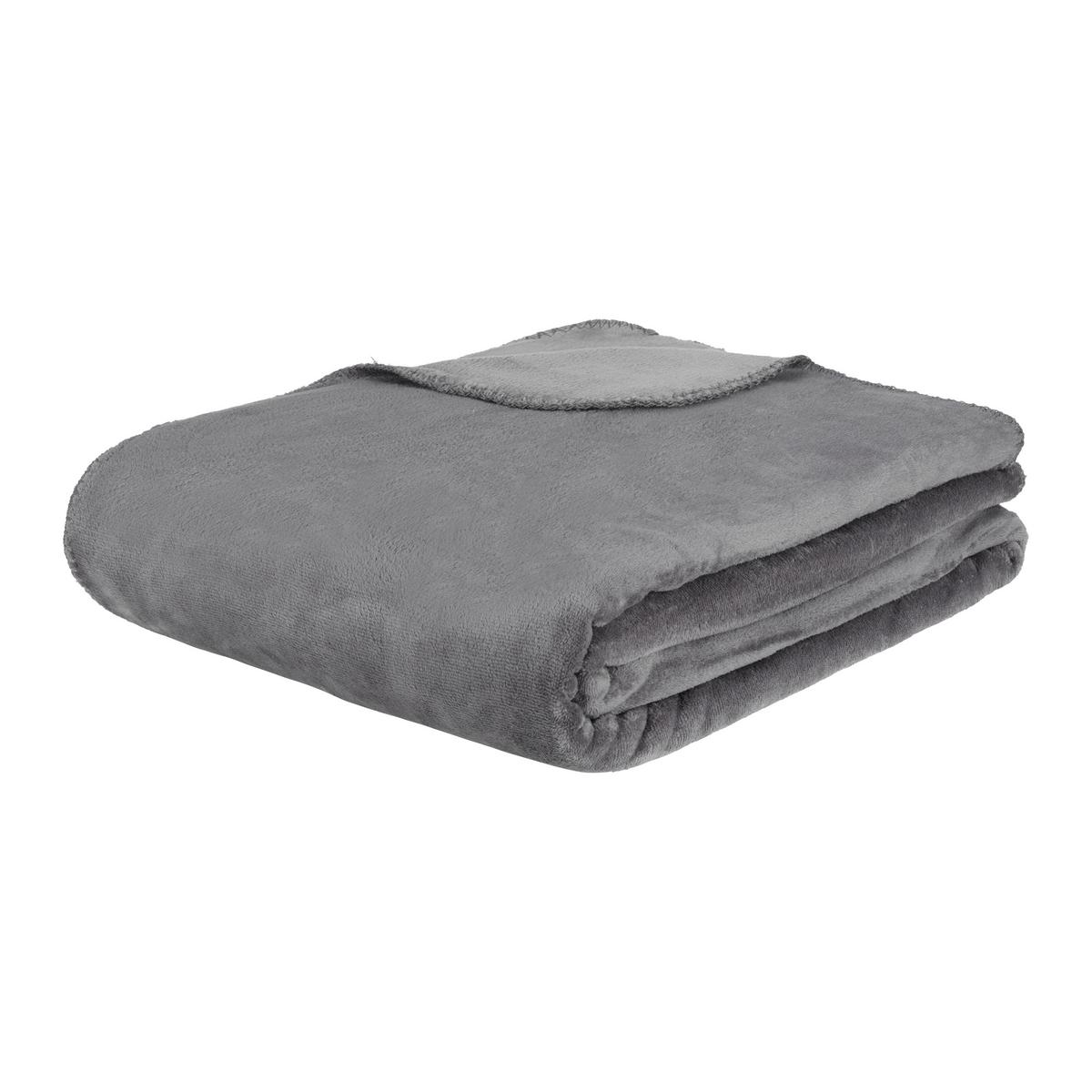 Kétoldalas Takaró Hermi - világosszürke/antracit, Konventionell, textil (150/200cm) - Modern Living