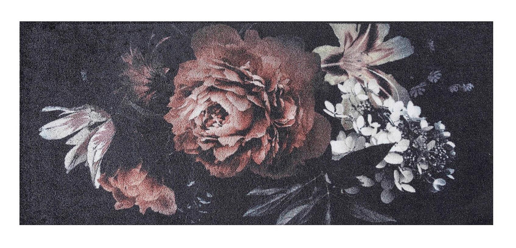 Läufer Bella Rosa in Anthrazit ca. 67x150cm - Anthrazit, MODERN, Kunststoff (67/150cm) - Modern Living