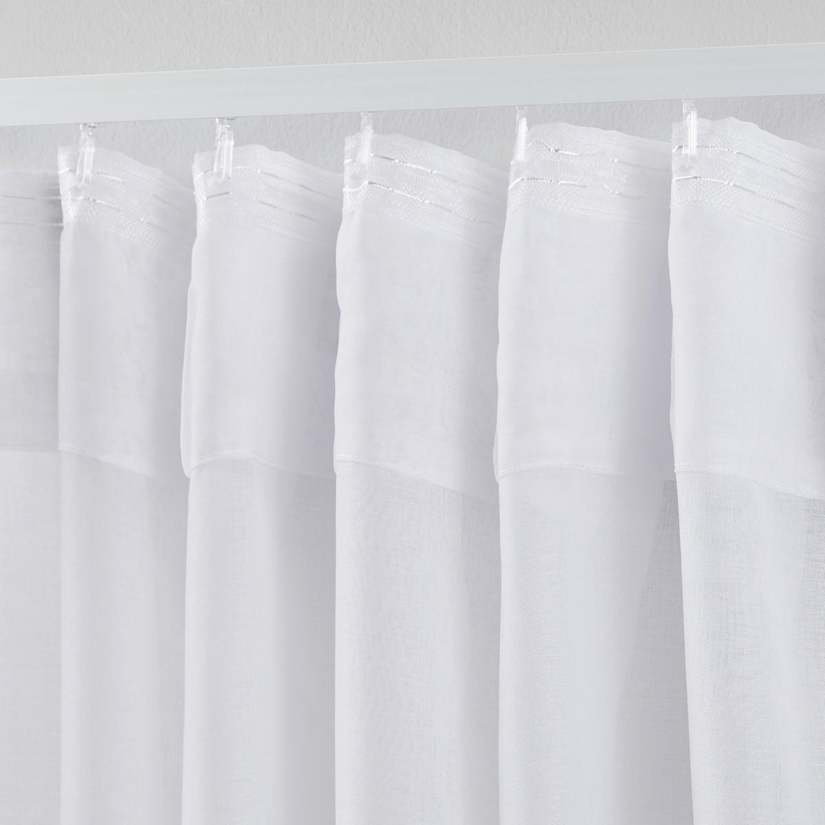 Fertigvorhang Tosca in Weiß, 2 Stk. - Weiß, Textil (140/245cm) - Modern Living