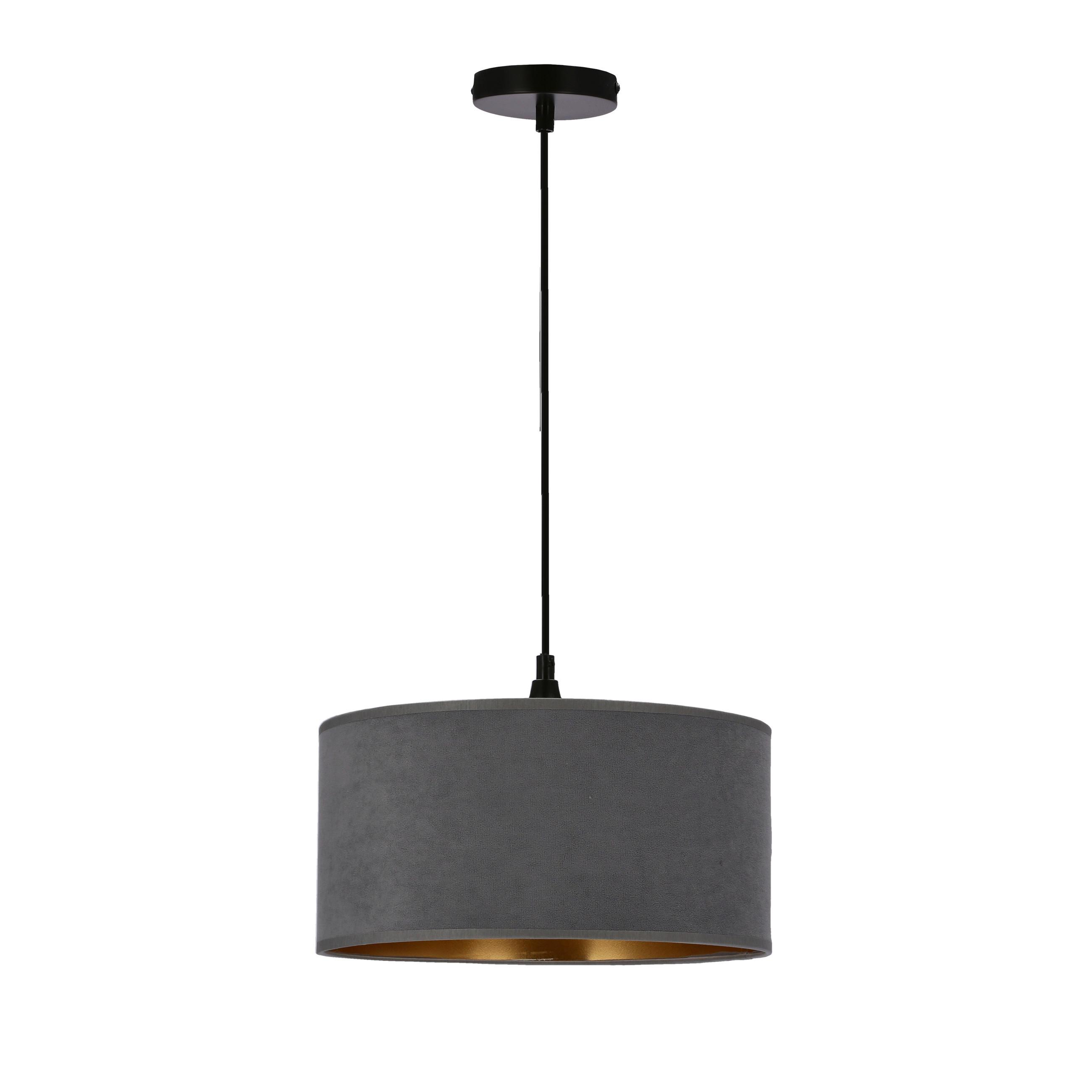 Viseća Svjetiljka Maloto - siva/zlatne boje, Konvencionalno, metal/plastika (30/30/115cm)