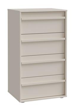 Comodă CLEO - nisipiu, Modern, material pe bază de lemn (53,4/94,4/42cm) - Modern Living