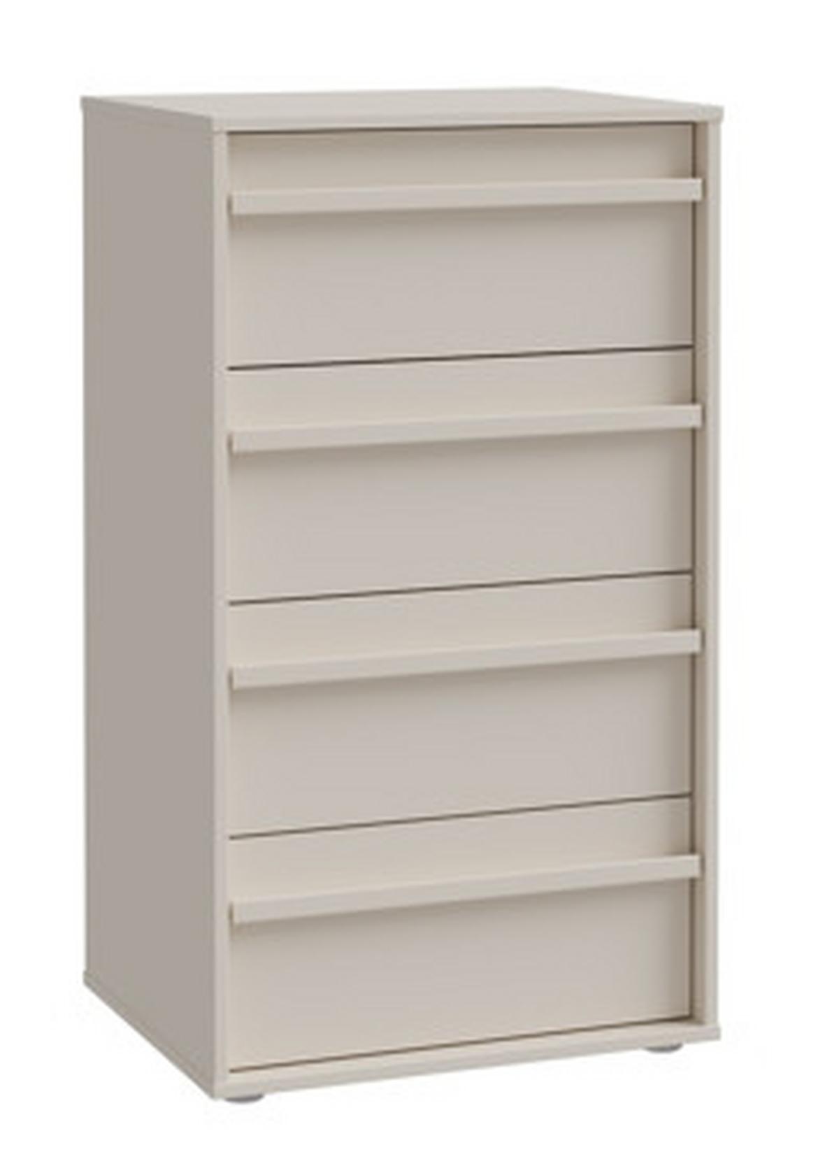 Komód 4 Fiókkal Canchoa - homok, Modern, faalapú anyag (53,4/94,4/42cm)