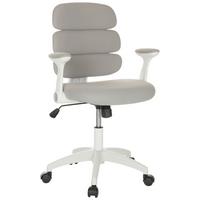 Mladinski Vrtljivi Stol Kid Ergolino W, Siva - siva/bela, Basics, umetna masa/tekstil (62/86-97/62cm) - MID.YOU