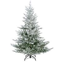 CHOINKA 684836 - zielony/biały, Basics, tworzywo sztuczne (127,00/127,00/180,00cm) - X-Mas