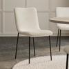 STOL AMY - beige/svart, Modern, metall/trä (45/85/55cm) - Bessagi Home