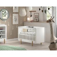 Gitterbett Simple ca. 60x120 cm Weiß - Weiß, MODERN, Holzwerkstoff (60/120cm) - Vipack