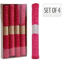 Étkezőalátét Diamond 45/30 - piros, textil (45/30cm)
