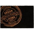 Fußmatte Urban Living, ca. 40x60cm - Schwarz, Kunststoff/Textil (40/60cm) - MÖMAX modern living