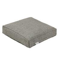 Boxkissen Dobby Schwarz-Graphik ca. 40x40cm - Schwarz, Textil (40/40/8cm)