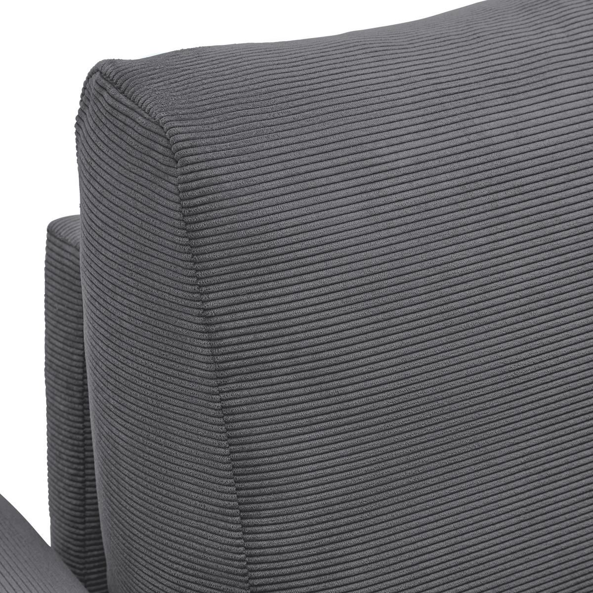 2-Sitzer-Sofa Custom Dunkelgrün - Dunkelgrün/Dunkelgrau, MODERN, Holz/Textil (150/85/92cm) - Mömax