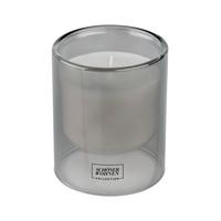 Duftkerze Schöner Wohnen-Kollektion Grau - Orange/Grau, Design, Glas (9/11cm) - Schöner Wohnen