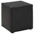 Hocker Schwarz - Schwarz, Kunststoff/Textil (40/42/40cm) - Modern Living Hocker Schwarz - Schwarz, Kunststoff/Textil (40/42/40cm) - Modern Living