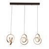 LED-HÄNGLAMPA JOSEM1 - cappuccino/svart, Modern, metall/plast (75/18/120cm) - Mömax