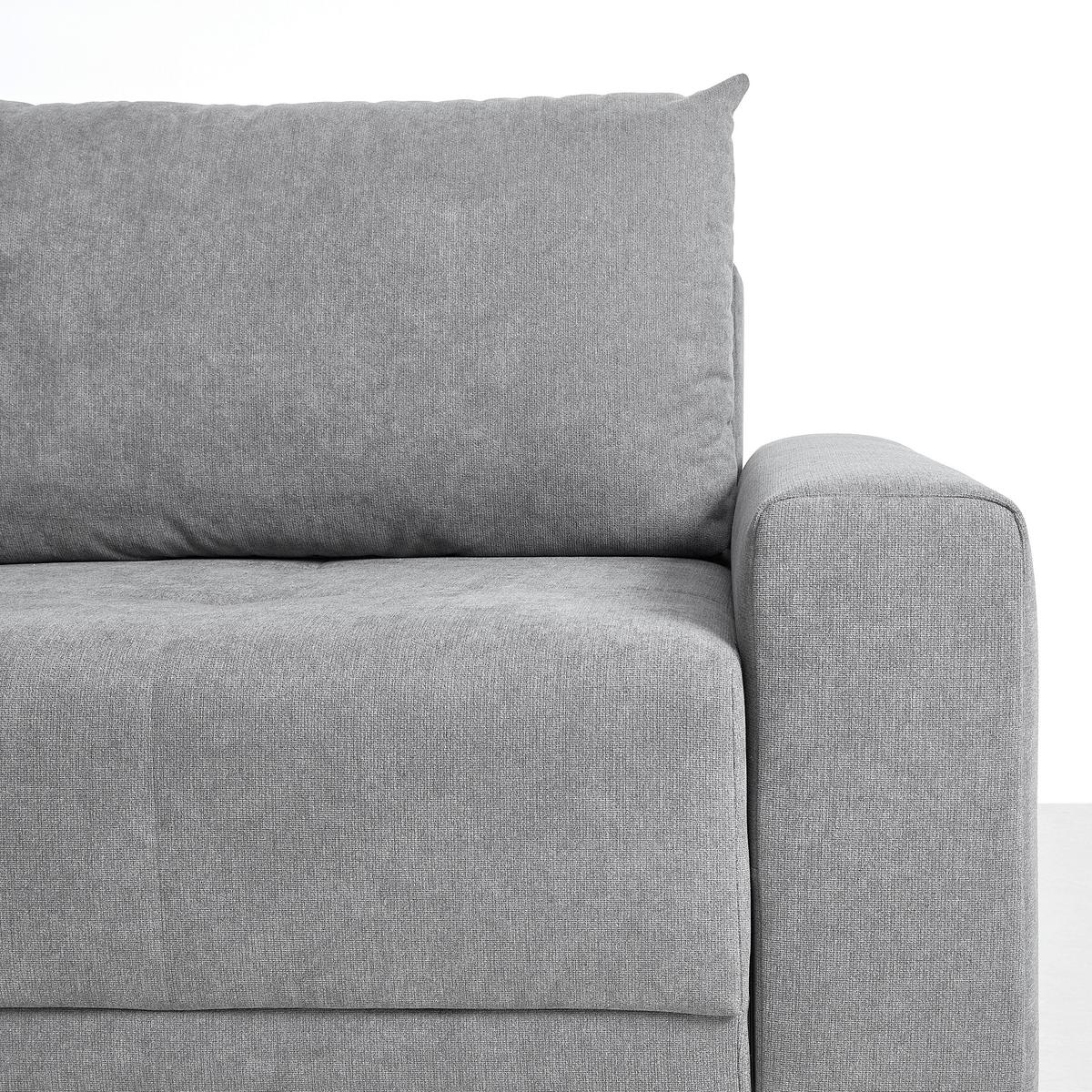 Sedežna Garnitura Adriano, Siva, Ležišče, Predal - siva/črna, Moderno, tekstil (313/91/217cm) - Mömax