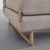 BÄDDFÅTÖLJ MALIC - beige/ekfärgad, Modern, metall/textil (80/84/90cm) - Bessagi Home