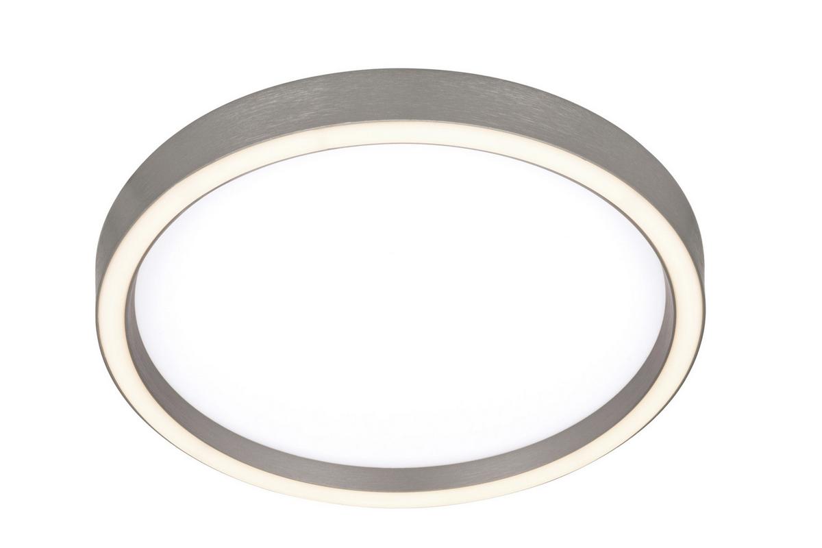 LAMPA SUFITOWA LED PHOENIX - kolor aluminiowy, Basics, metal (30,5/5,5cm) - Novel