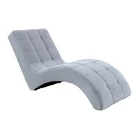Fotoliu sezlong de relaxare LAGUNA - gri deschis, Modern, textil (68/80/167cm) - Mömax