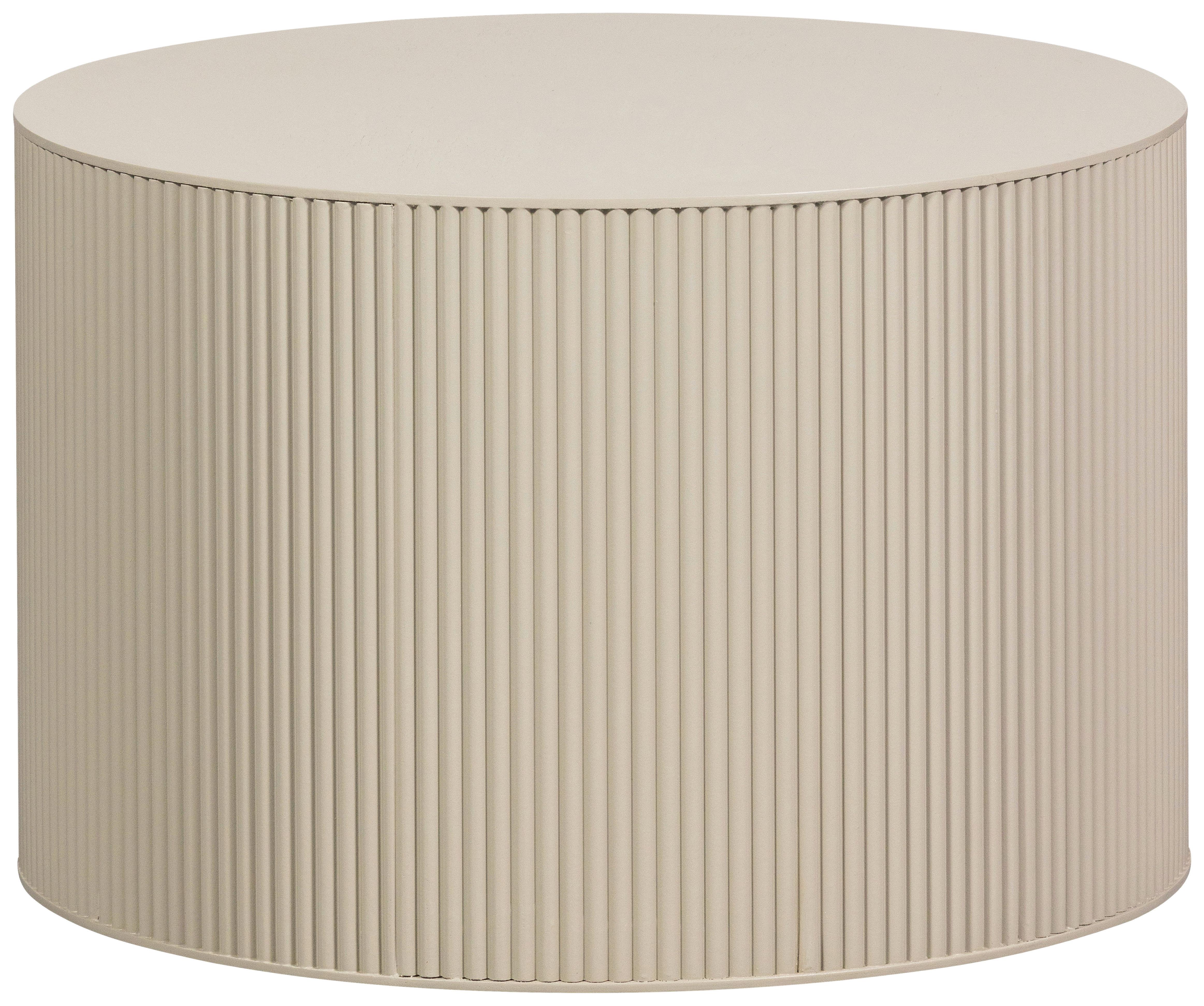 Beistelltisch Sanne Beige - Beige, Design, Holzwerkstoff (60/60/40cm) - Livetastic
