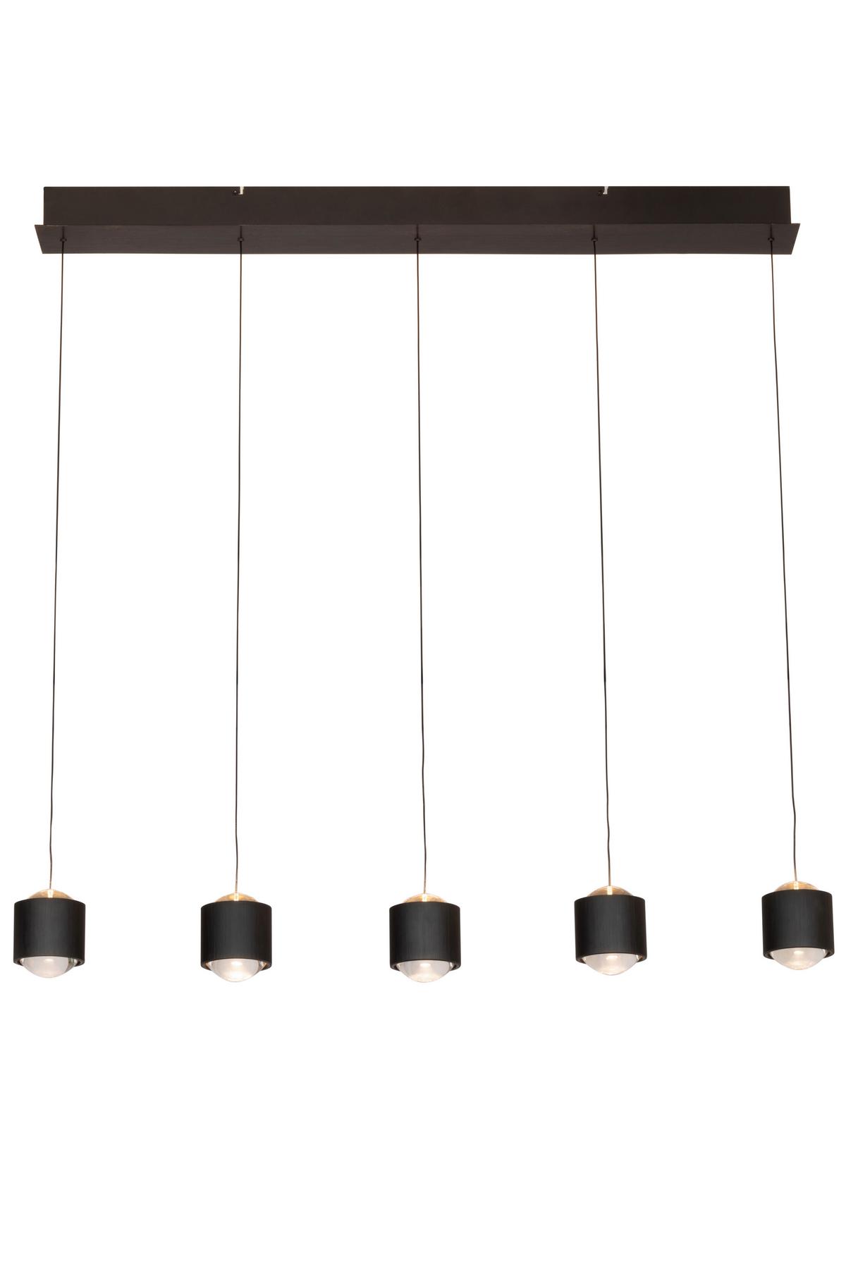 LAMPA WISZĄCA LED COLUMBIA *SBN* - czarny, Design, tworzywo sztuczne/metal (90/10/170cm) - Novel