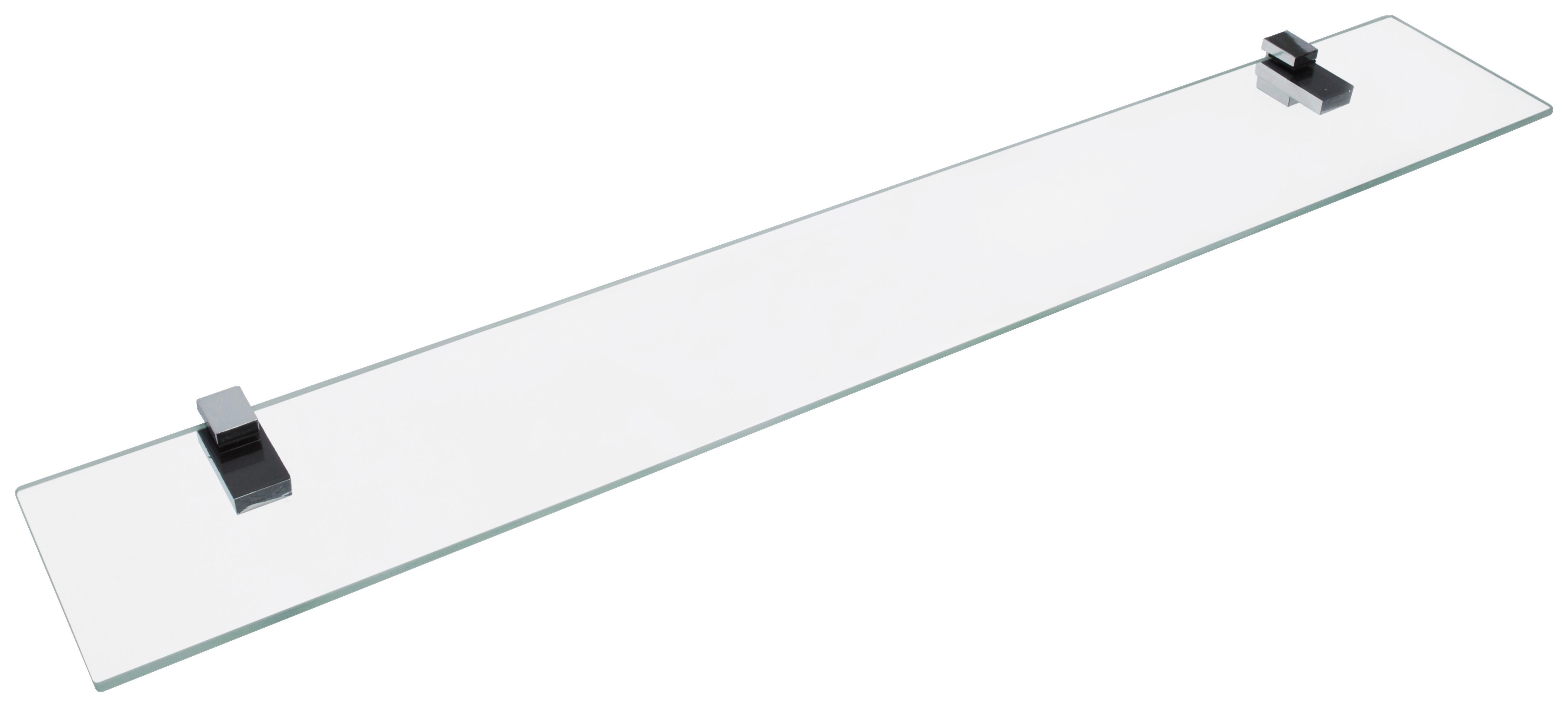 Glasablage Bath III B: 80 cm Transparent - Transparent, Basics, Glas (80/12cm) - MID.YOU