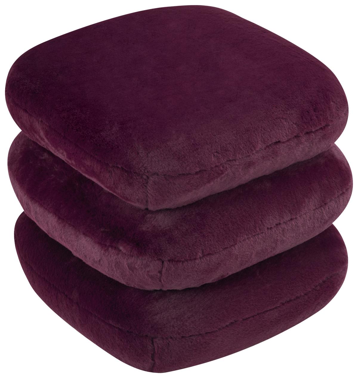 Tabure Vicky - bordo, Moderno, drvo/metal (54/54/44cm) - Premium Living