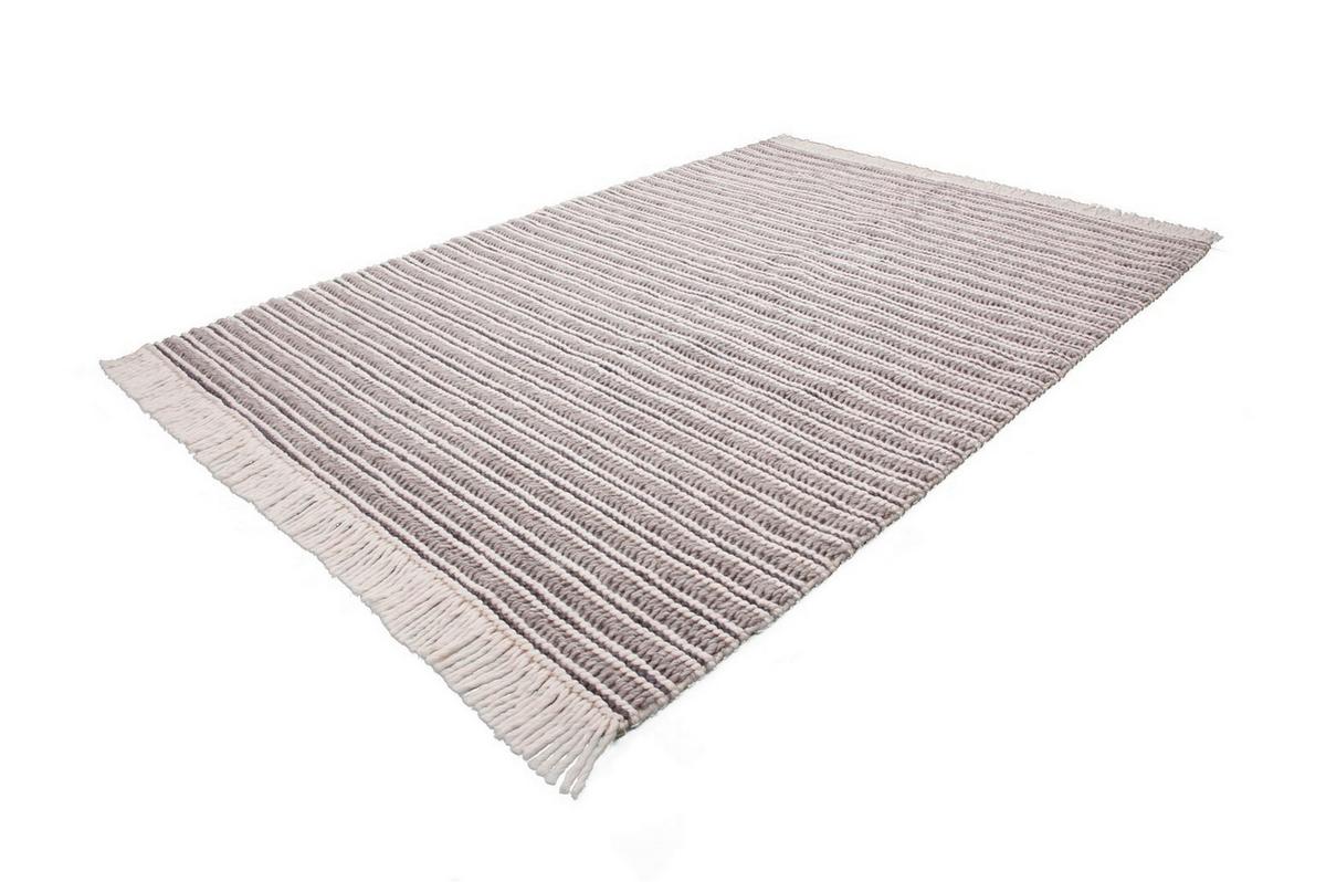 WEBTEPPICH Natura 110 Natural/Grau 80x150 - Naturfarben/Grau, Basics, Textil (80/150cm) - Kayoom