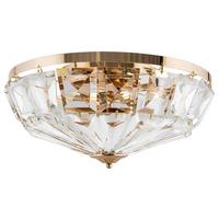 DECKENLEUCHTE FACET - Goldfarben, Basics, Glas/Metall (48,6/22,8/48,6cm) - MAYTONI