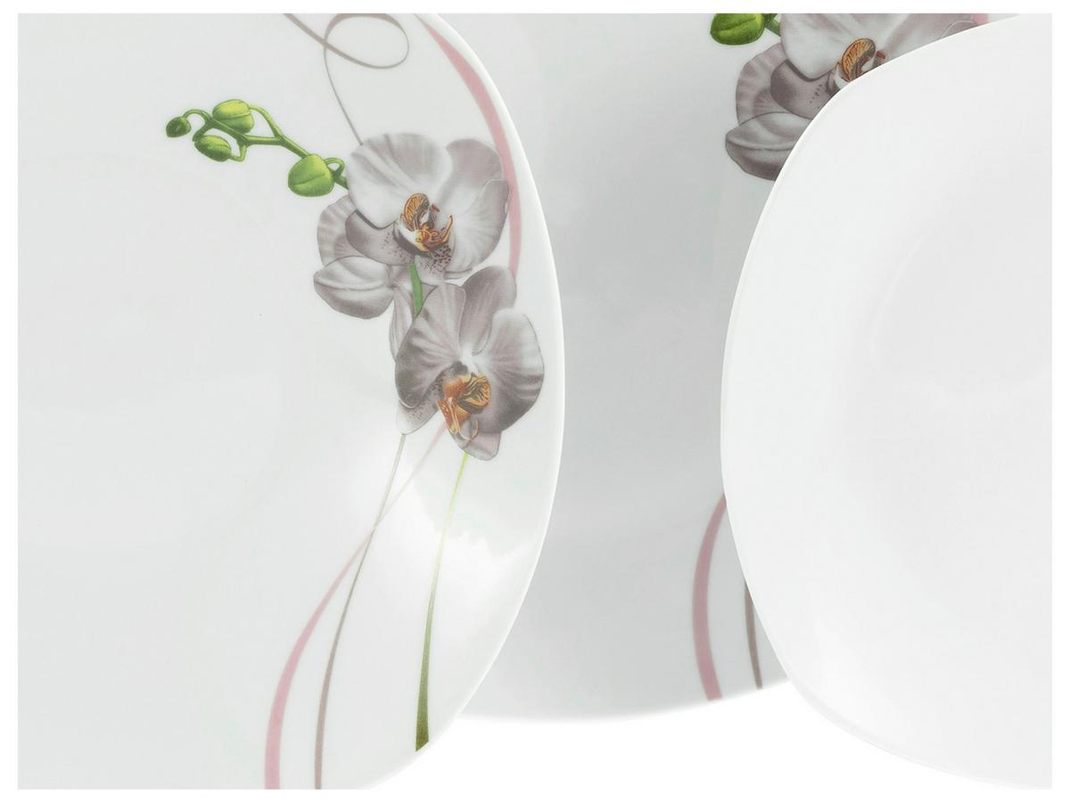Kombiservice Square Orchidee Multicolor, 30-teilig - Multicolor, Trend, Keramik - Creatable