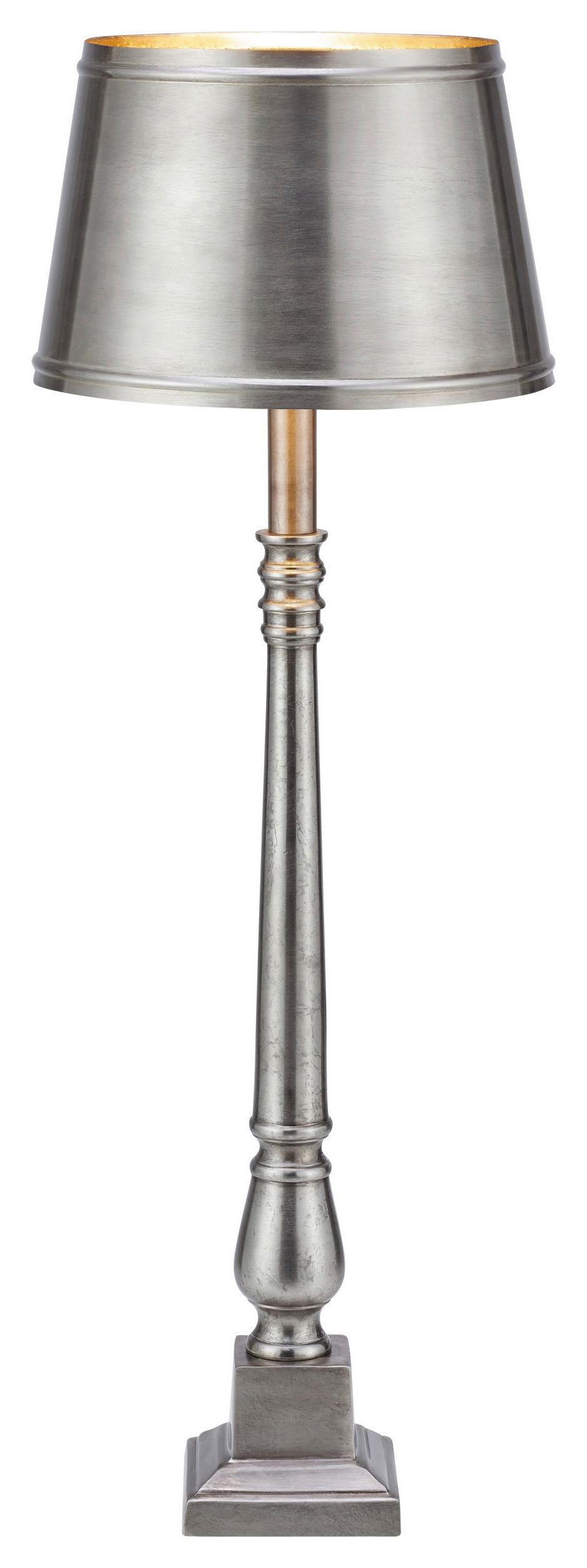 Tischleuchte Metallo max. 40 Watt - Silberfarben, Basics (23/23/66cm) - Markslöjd